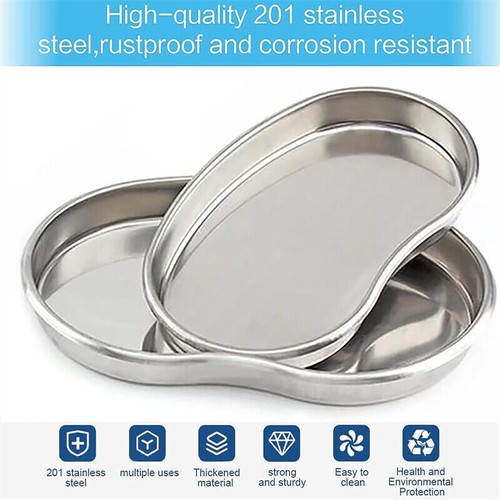 2pcs kidney dish trays - 2pcs, shaped