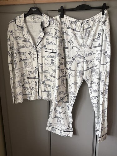 Stretch cotton dog - cotton, print