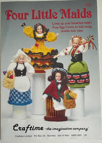 Four little maids knitting - four,
