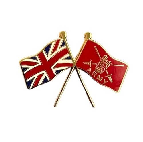 British army crest union jack - army,