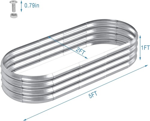 Metal garden raised beds - metal,