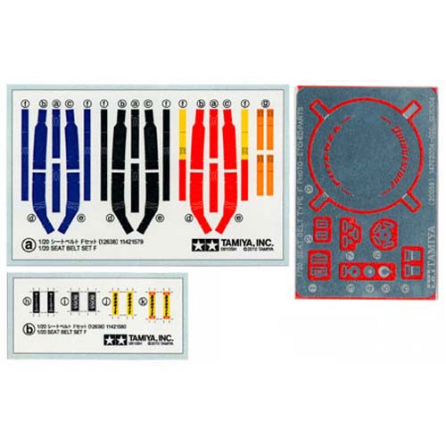 Tamiya 12638 seat belt set - f1,