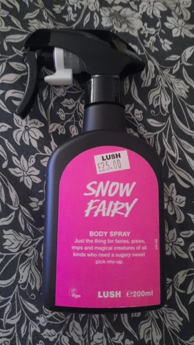 Lush snow fairy body spray