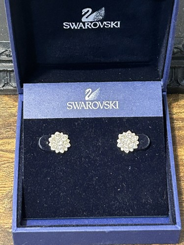 Swarovski clear flower rhodium - clear,
