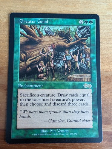 Greater good urza - good,, saga