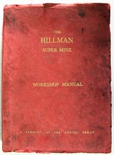 HILLMAN Super Minx Car Owners