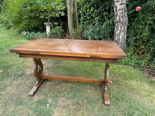Vintage oak refectory dining - oak,