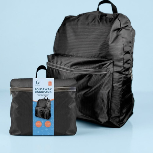 Foldable travel backpack - foldable, world