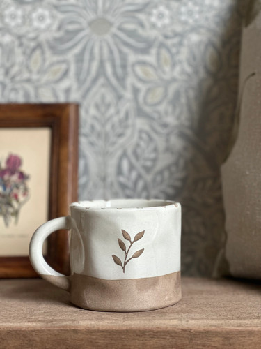 Hand painted botanic mug - botanic,