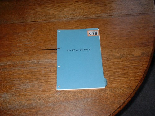 Genuine honda cd175a ss125a - genuine,