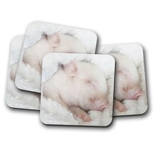 4 Set - Adorable Sleepy Piglet