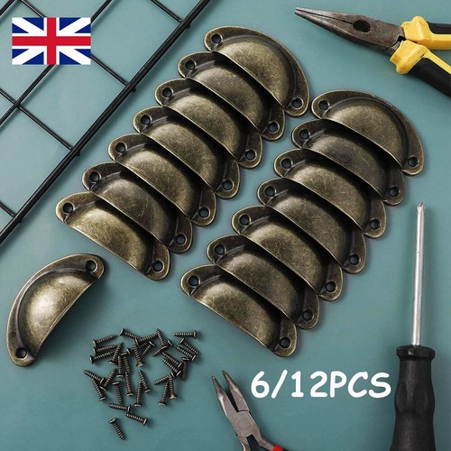 12pcs vintage bronze shell - 12pcs,