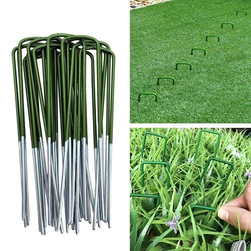 Metal garden pegs pins - pegs,