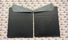 Rear Mud Flaps & Galvanised Brackets for Land Rover Defender 90 SWB 83-98