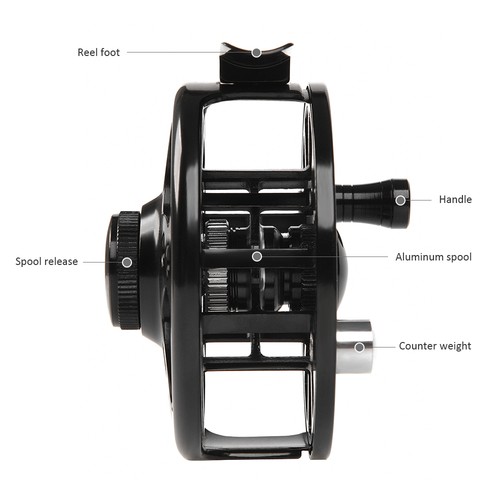 Cnc fly fishing reel - cnc, 27881