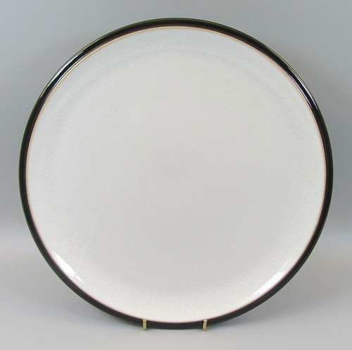 Denby jet black dinner plate - jet,