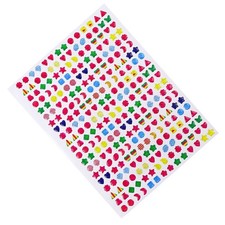  6 Pcs Self Adhesive Gems for Craft Ear Stickers Manicure Fruits Nail