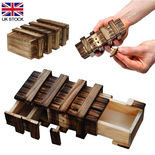 Magic wooden puzzle box - magic,