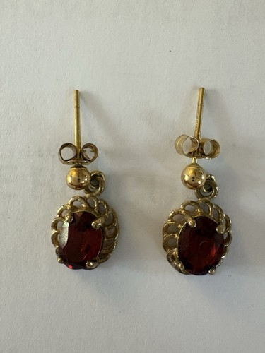 Gold unmarked earrings set - gold,