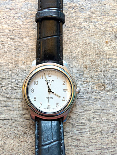 Tissot quartz white dial - tissot,