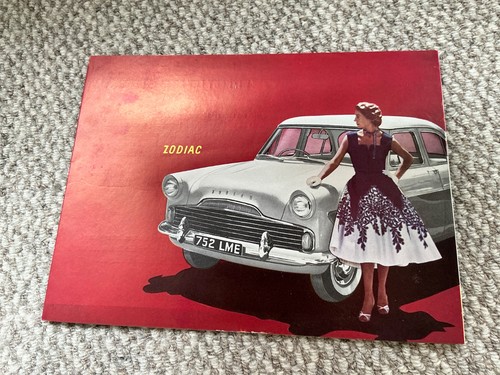 Ford zodiac car brochure - zodiac,