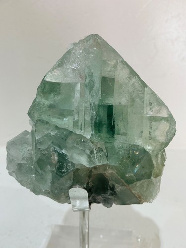 Green fluorite cluster glassy - fluorite,