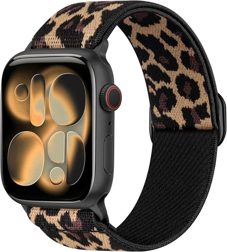 Leopard print straps for apple - leopard,