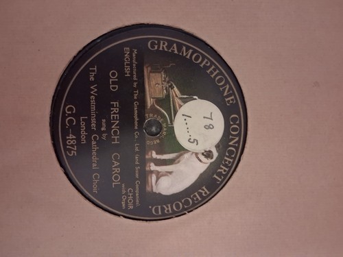 Vintage rpm single - 78, single-sided