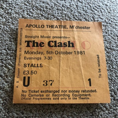The clash ticket apollo - clash,
