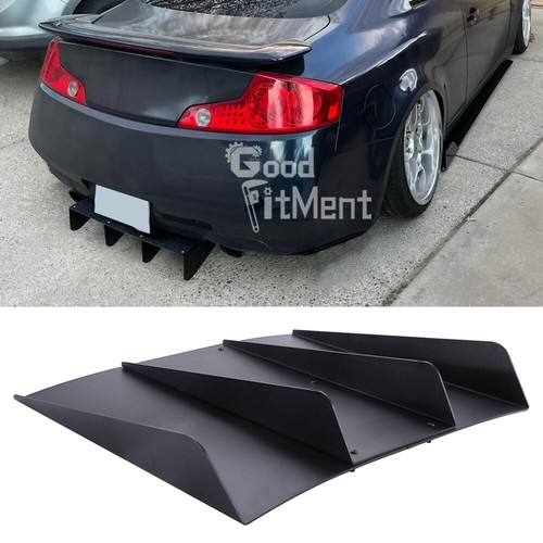 Matte black rear diffuser - matte,