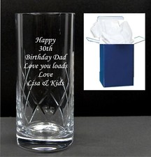 personalised engraved crystal