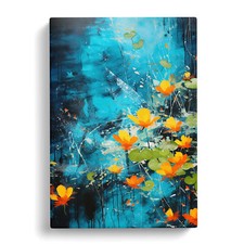 Pond Abstract Canvas Wall Art