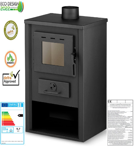 Free standing fireplace stove - standing,