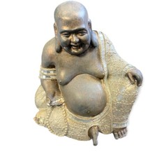 Brown Silver Buddha Statue