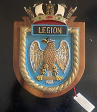 HMS Legion Ship Crest Plaque