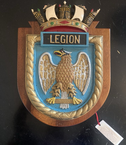 Hms legion ship crest plaque - legion,