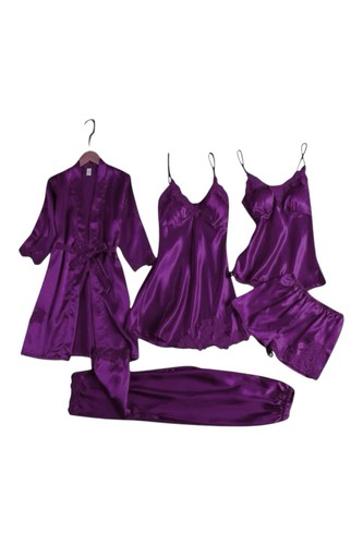 5pcs luxury silk bridal - 5pcs,