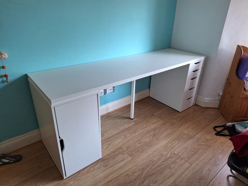 Ikea lagkapten desk with - ikea, alex
