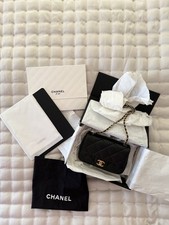 Chanel Timeless Classic Black Lambskin small  Bag - S24 Collection - BNIB
