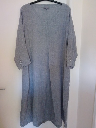 Sahara crinkle linen grey midi - sahara,
