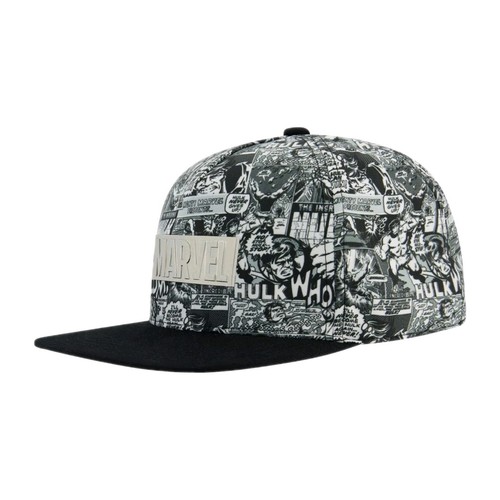Marvel comic print snapback - marvel,