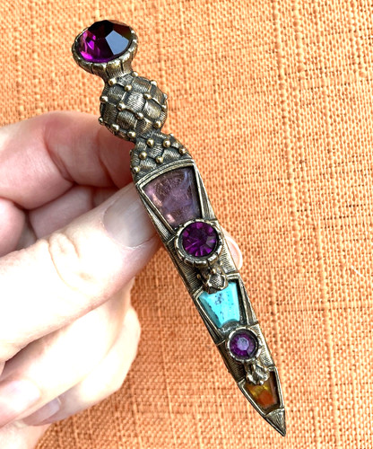 Vintage miracle brooch celtic - miracle,