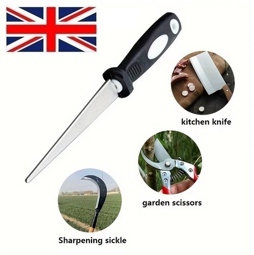 Diamond sided sharpener - d-sided,