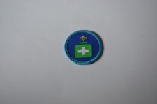 old logo obsolete explorer scout first aid proficiency activity award badge 