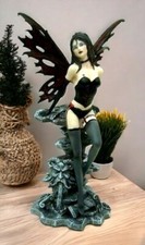 Gothic Fairy Statue Intricate Mystical Ornament Fantasy Figurine Home Decor Art
