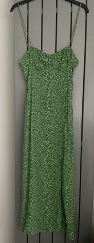 Zara size green strappy midi - zara, s