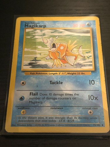 Pokemon magikarp base set - base,