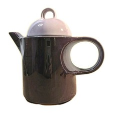 Coffee/Tea Pot Noritake Primastone Wild Plum Genuine Stoneware Japan 1970's