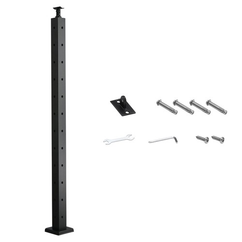 Cable railing post - railing,