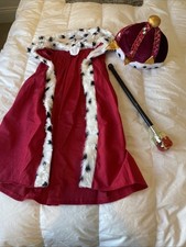 Royal Ermine Cape Crown And